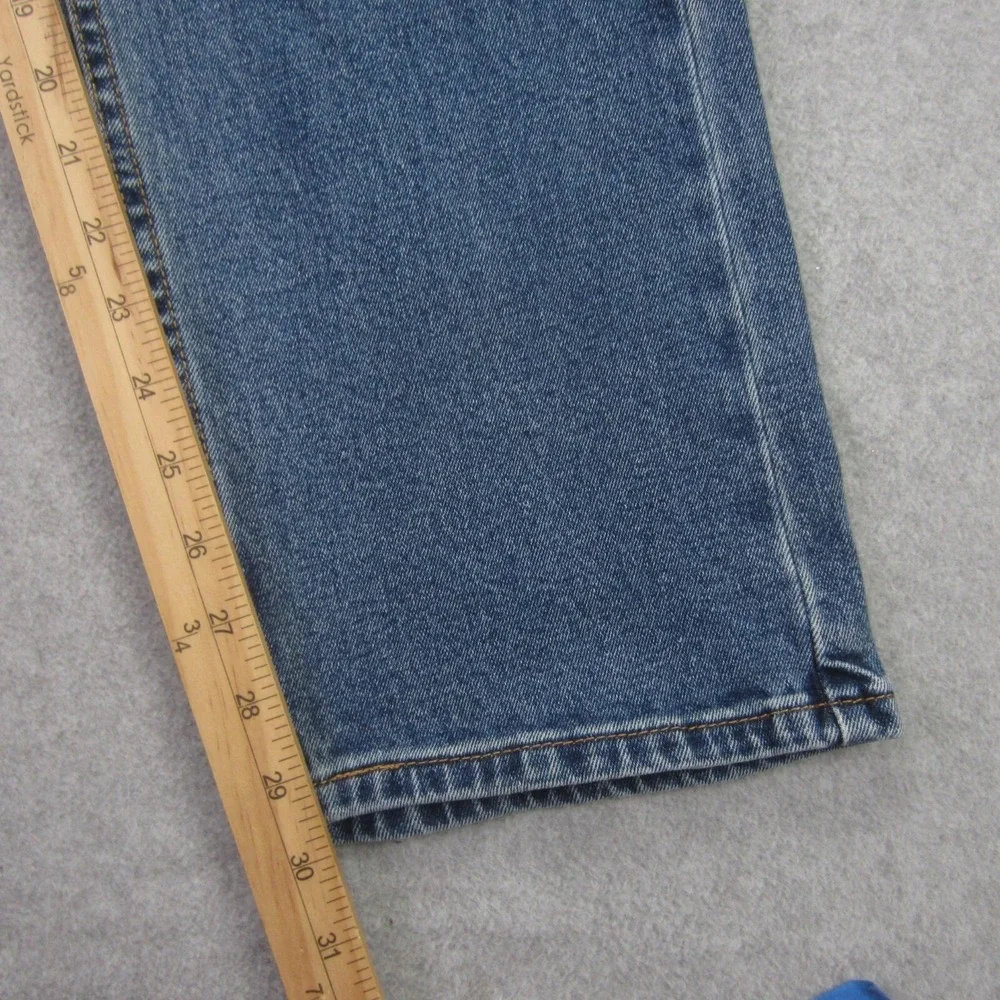 Levis 505 Mens Jeans 34x30 (Tag 36x30)‎ Blue Straight Leg Classic Fit Denim